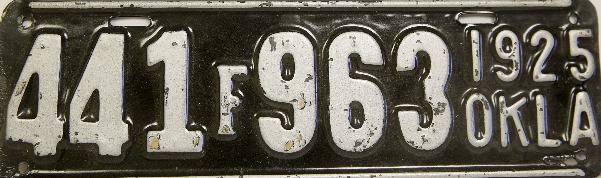 Oklahoma license plates
